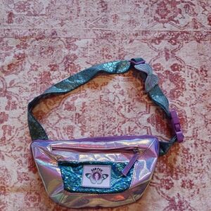 Holographic Blue and Purple Crossbody Bag